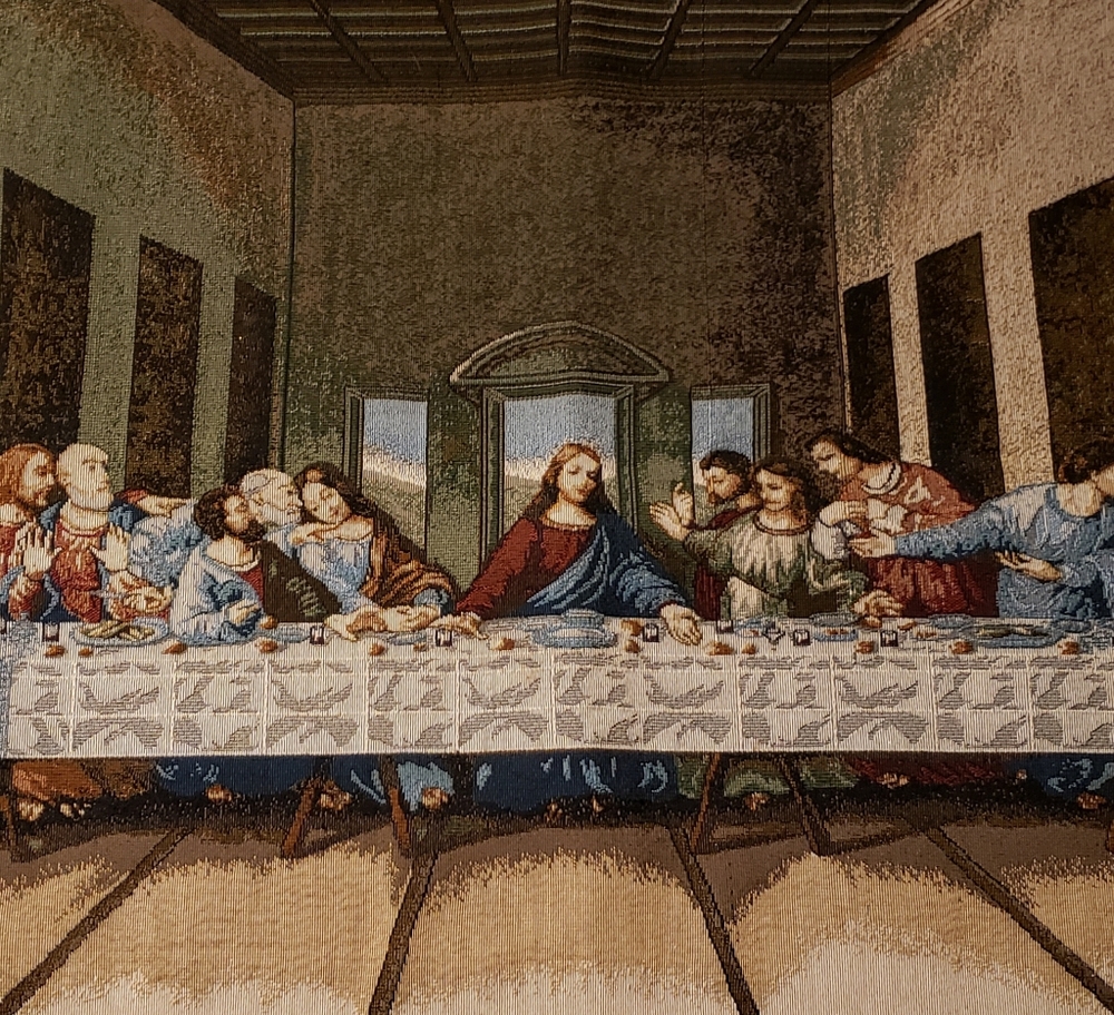 First Supper woven tapestry